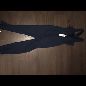 BCBG jumpsuit navy women’s
